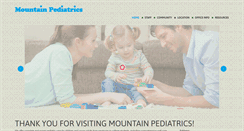 Desktop Screenshot of mountainpeds.com