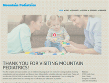 Tablet Screenshot of mountainpeds.com